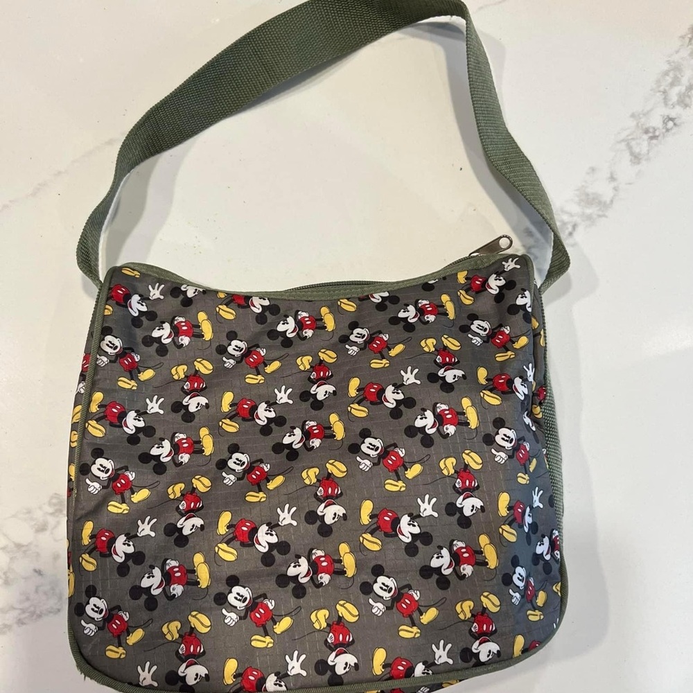 Olive Green Disney Canvas Bag
